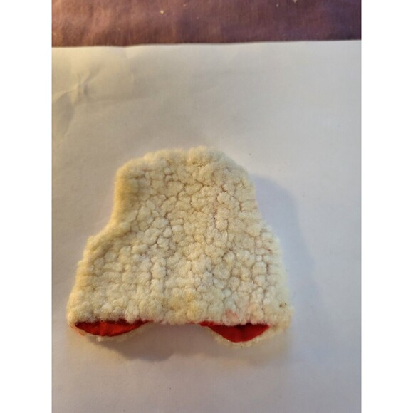 Vintage Barbie Wooly Vest w/flower snap front - Picture 2 of 3